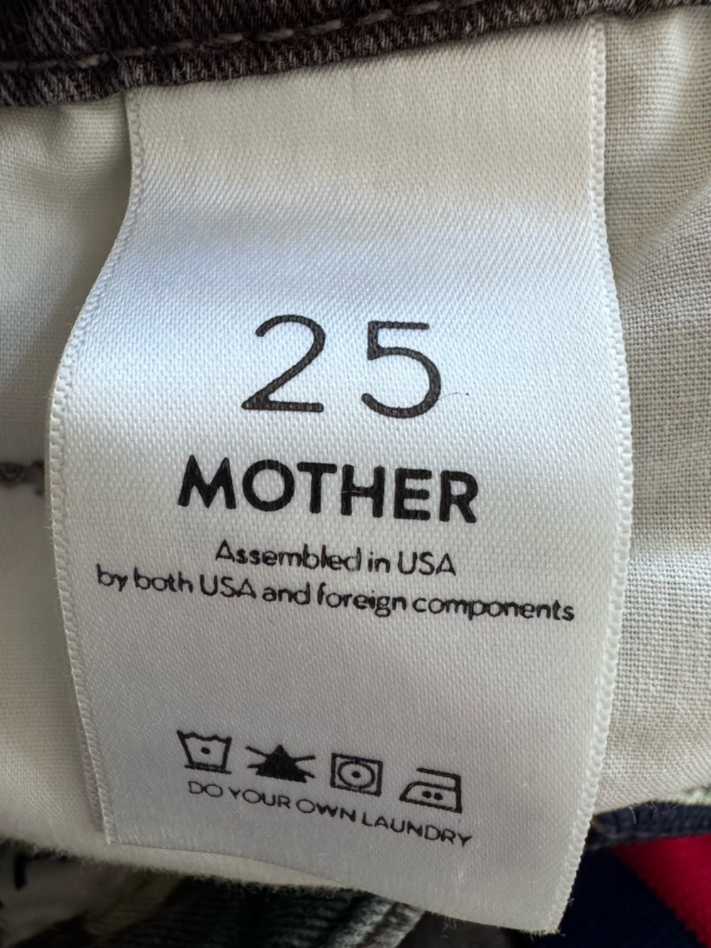 MOTHER Camo No Zip Misfit Jogger Pant Size 25 - Picture 11 of 12